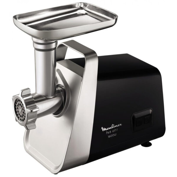 Moulinex ME306832 Meat Mincer – 1800W • 1.9 kg/min • 3 Grids + Kebbe & Sausage Attachments