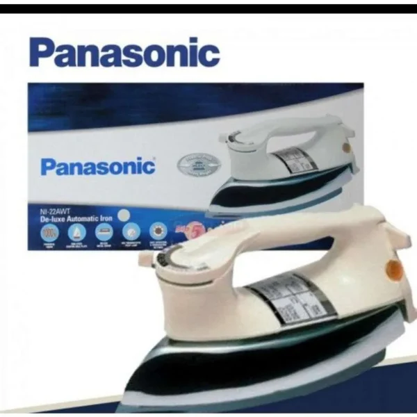 Panasonic NI-22 AWT Dry Iron – 1000W • Heavy Weight • Non-Stick Soleplate - Image 3