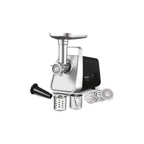 Moulinex ME306832 Meat Mincer – 1800W • 1.9 kg/min • 3 Grids + Kebbe & Sausage Attachments - Image 2