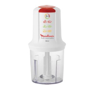 Moulinex AT711131 Multi Moulinette 400 W Mini Chopper – 0.5 L • 2 Speeds + Pulse • Stainless Steel Blade