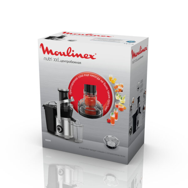 Moulinex JU660D30 Infiny Juice Slow Juicer – 300W • Cold Press Extraction • Easy Clean System - Image 3