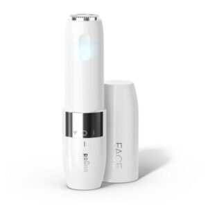Braun FS1000 Face Mini Hair Remover – SmartLight Mini Facial Hair Removal Device, White