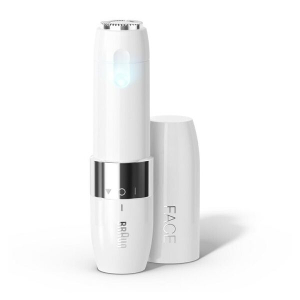 Braun FS1000 Face Mini Hair Remover – SmartLight Mini Facial Hair Removal Device, White